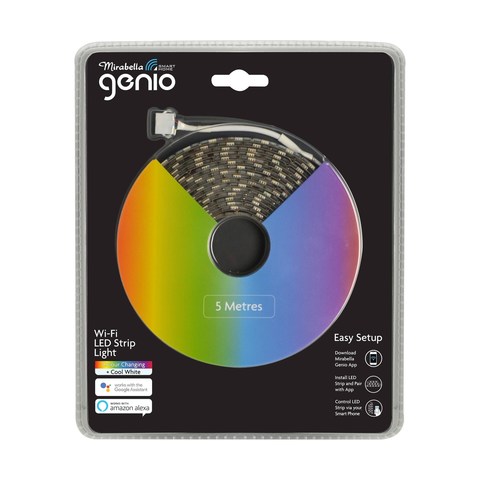 Mirabella Genio Wi Fi Led Strip Light Kmart Nz Mirabella Genio Wi Fi Led Strip Light, Led Strip Lights Nz Kmart