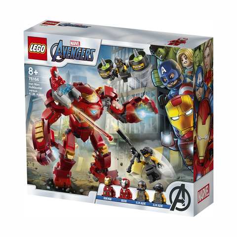 Lego Marvel Avengers Movie 4 Iron Man Hulkbuster Versus A I M Agent 76164 Kmartnz