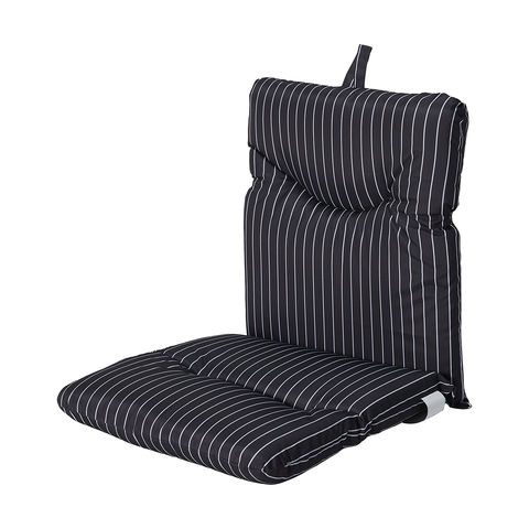 Outdoor Highback Cushion Grey Stripe Kmart Nz Outdoor Highback Cushion Grey Stripe, Cushion Covers For Outdoor Furniture Nz