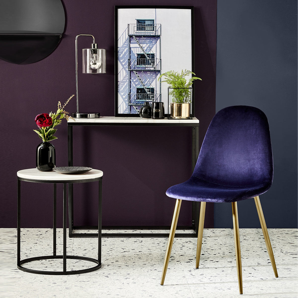 Marble Side Table Kmartnz Marble Side Table Hover Over Image To Zoom