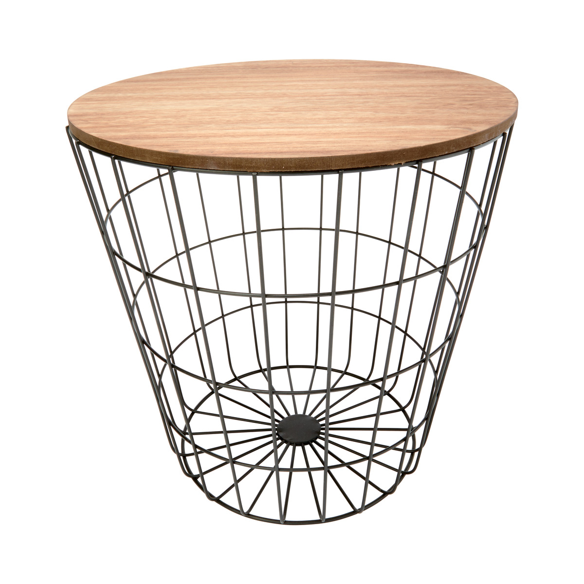 Storage Wire Basket Table Natural Look Black Kmartnz Storage Wire Basket Table Natural Look Black Hover Over Image To Zoom
