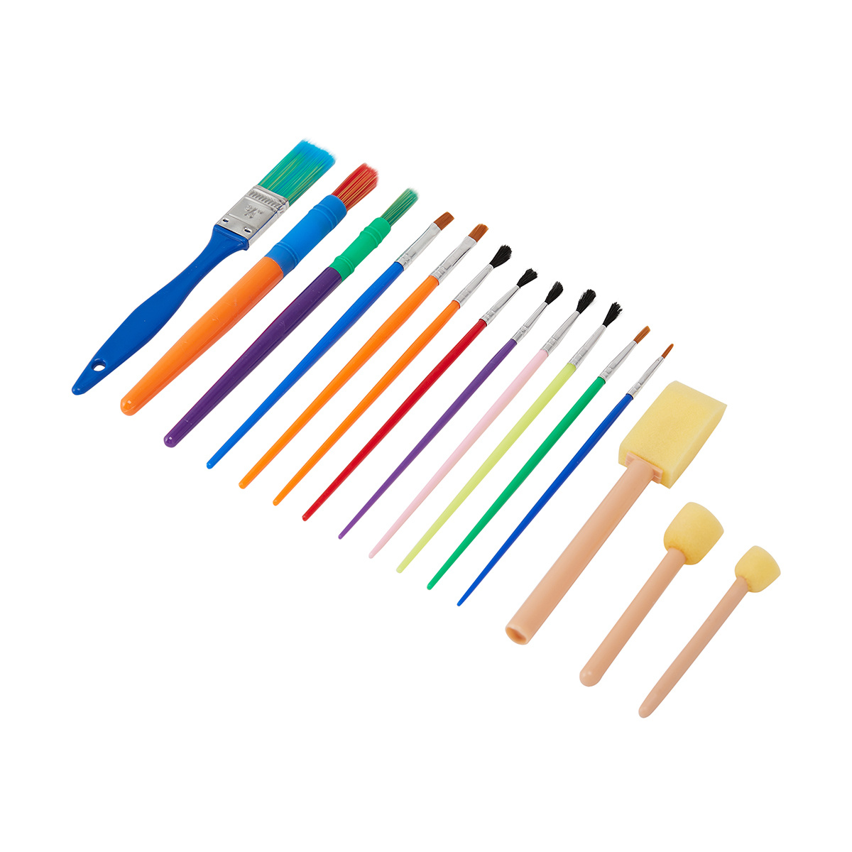 15 Pack Assorted Paint Brushes KmartNZ