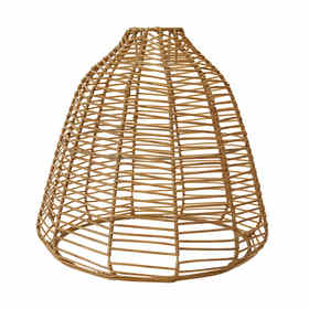 kmart round rattan table lamp