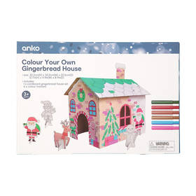 Build Your Own Gingerbread House Kit 400g Assorted Kmart