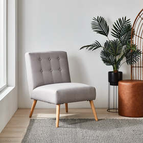 Upholstered Timber Chair Kmartnz